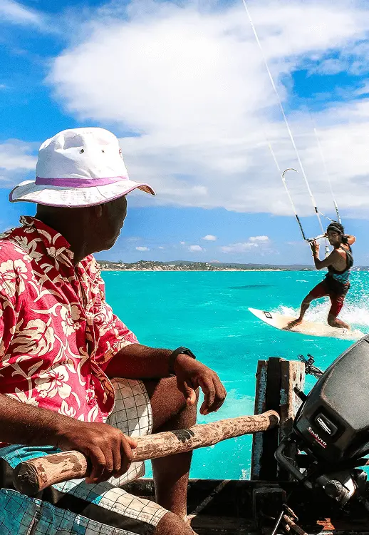 Kitesurfing